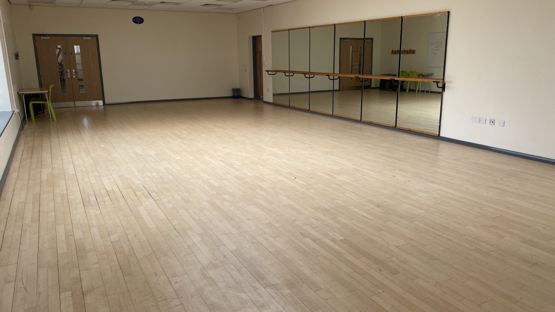 Dance Studio at Cottenham Village College in Cambridge