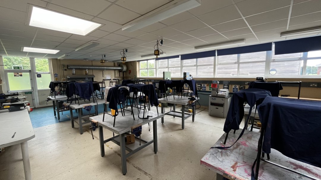 DT Room at Cottenham Village College in Cambridge