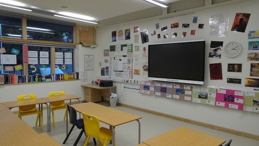 Classroom at Orchardside School in Enfield