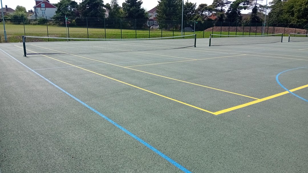 Tennis and Netball Courts at Sir Joseph Williamson's Mathematical School in Kent