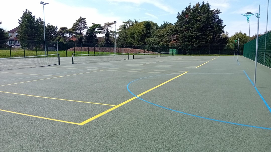 Tennis and Netball Courts at Sir Joseph Williamson's Mathematical School in Kent