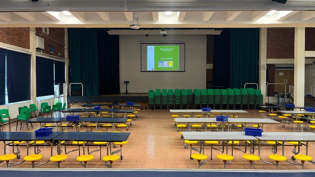 Main Hall at Windsor Girls School in Windsor