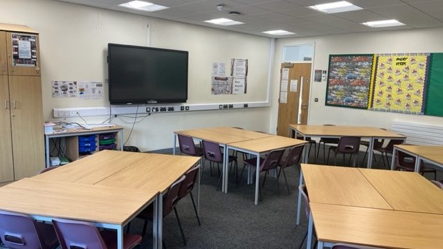 Classroom 1 (J Block) at The Westleigh School in Manchester