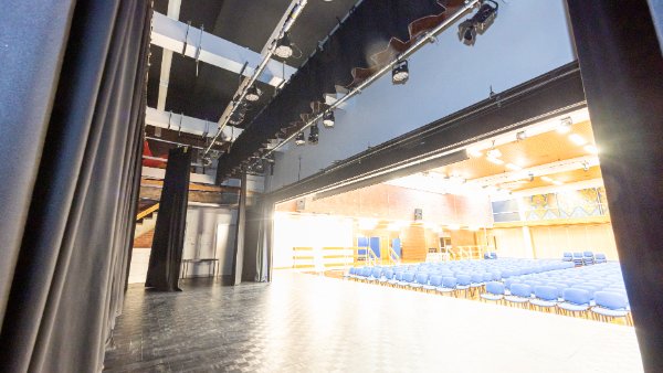 Main Hall at Clare Mount Specialist Sports College in Wirral