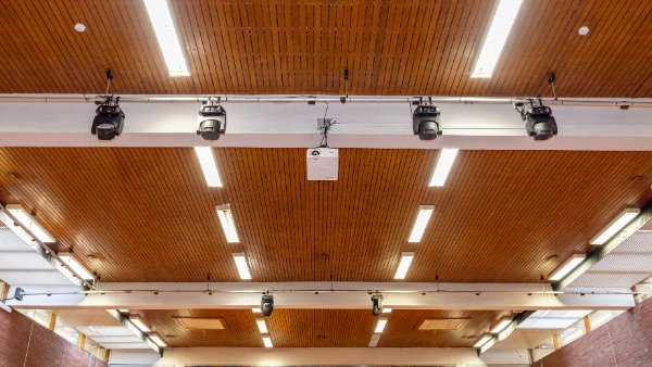 Main Hall at Clare Mount Specialist Sports College in Wirral