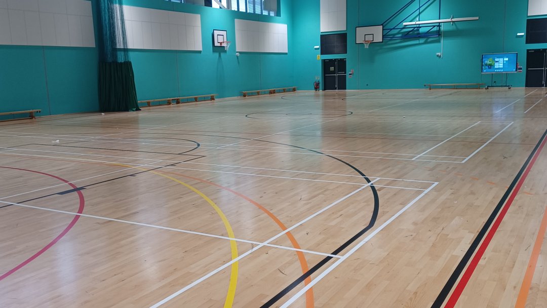 Sports Hall at Eden Girls’ Leadership Academy Birmingham in Birmingham
