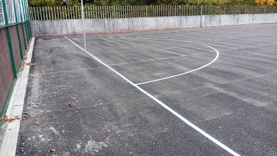 MUGA- Outdoor Netball Courts at Chislehurst & Sidcup Grammar School in London