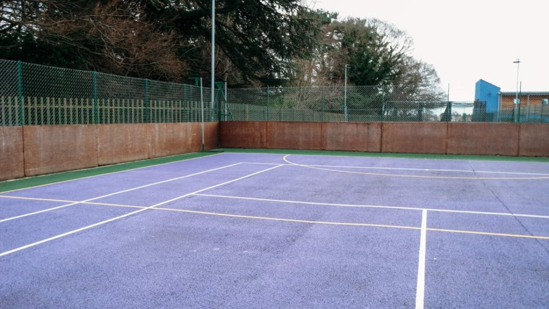 MUGA- Outdoor Netball Courts at Chislehurst & Sidcup Grammar School in London