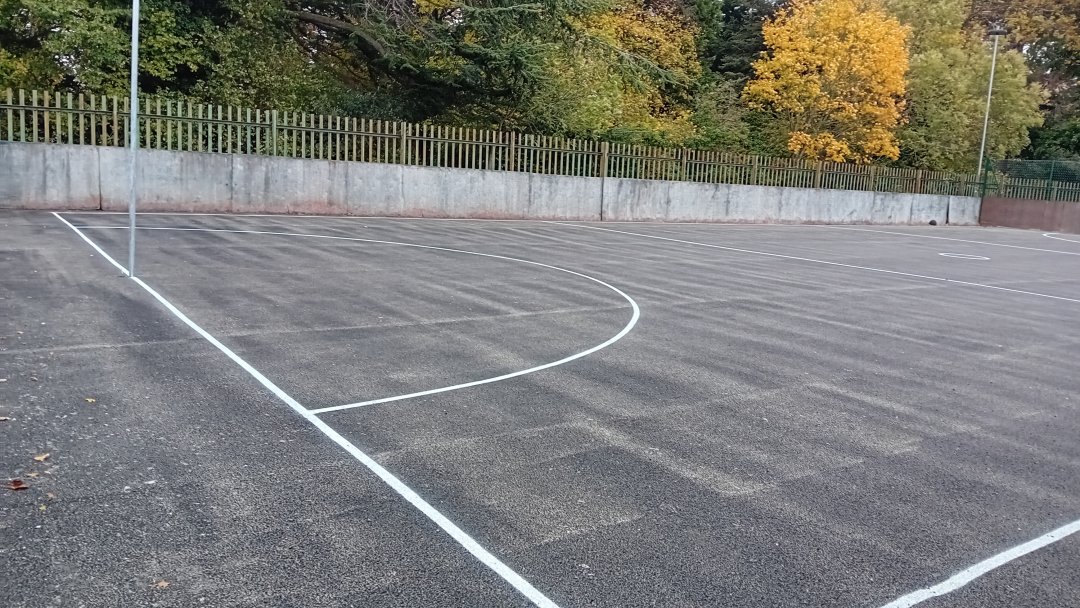 MUGA- Outdoor Netball Courts at Chislehurst & Sidcup Grammar School in London