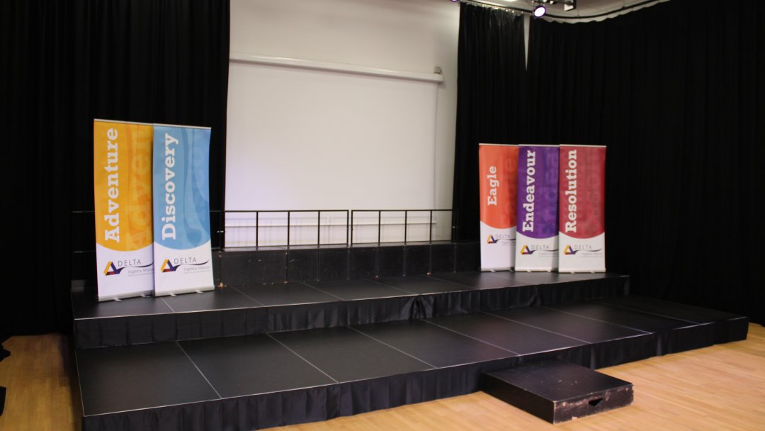 Main Hall at Ingleby Manor Free School & Sixth Form in Stockton-on-Tees