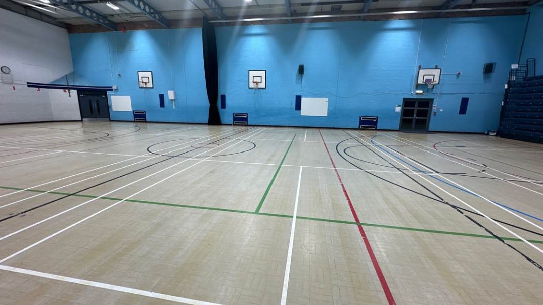 Sports Hall at Astrea Academy Woodfields in Doncaster
