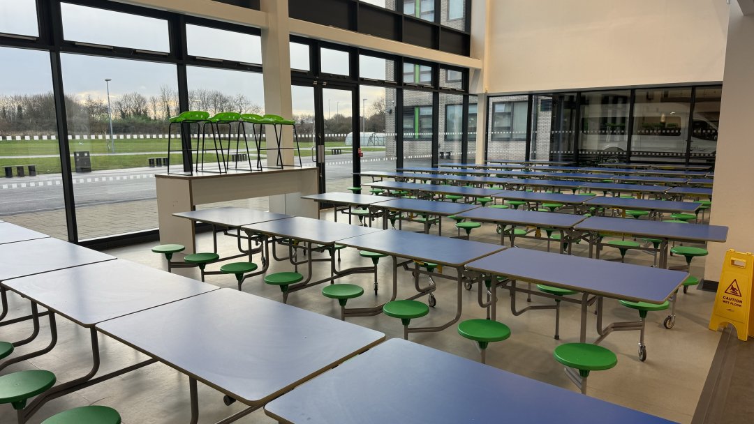Dining Hall at Ingleby Manor Free School & Sixth Form in Stockton-on-Tees