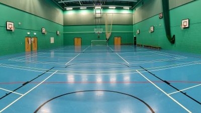 Sports Hall at Harborne Academy in Birmingham