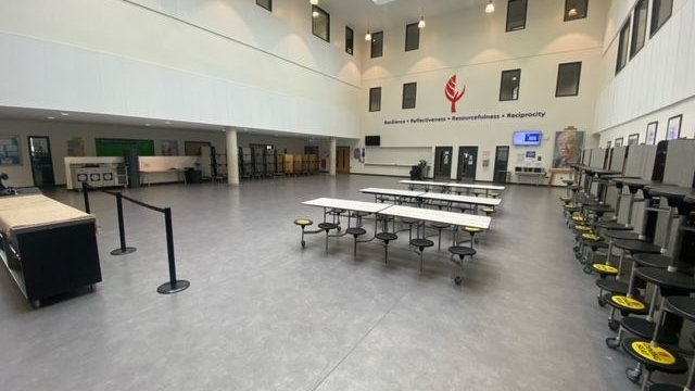 Dining Hall at Harris Academy Beckenham in London