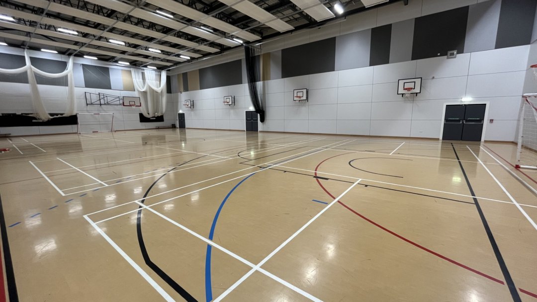 Sports Hall at Nether Stowe School (The Arthur Terry Learning Partnership) in Lichfield