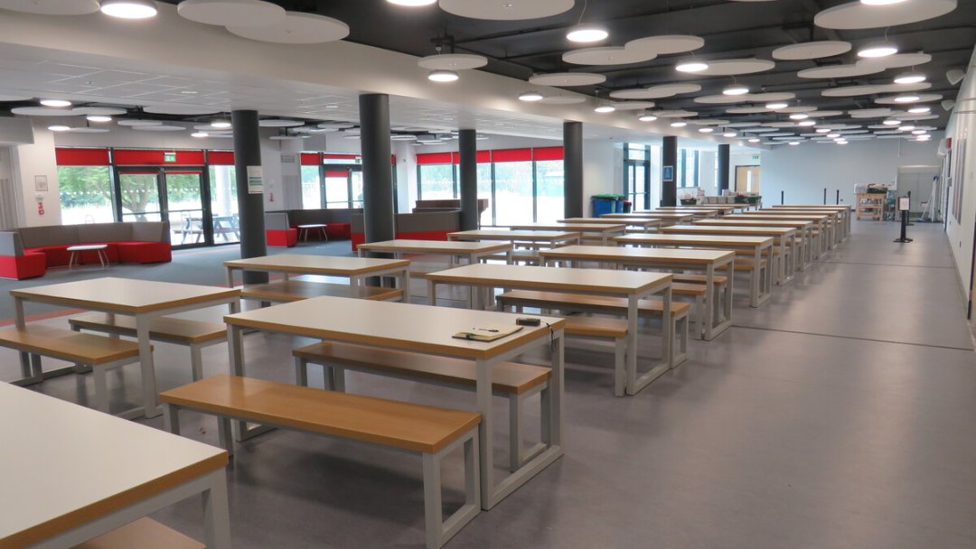 Dining Hall at Weald of Kent Grammar School (Sevenoaks) in Kent