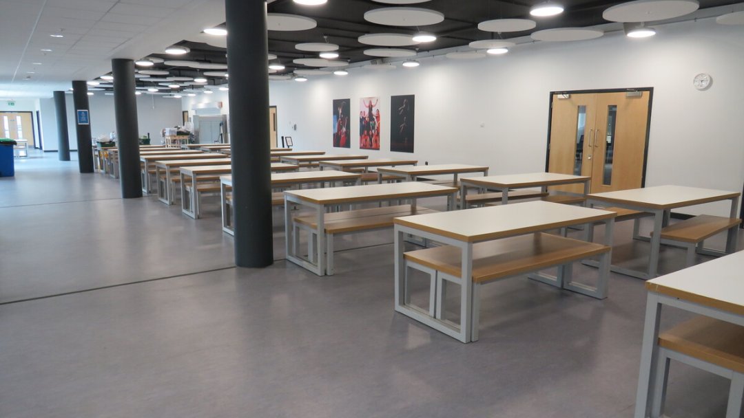 Dining Hall at Weald of Kent Grammar School (Sevenoaks) in Kent
