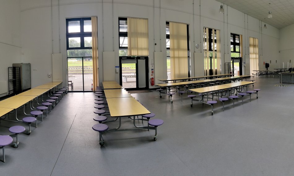 Dining Room at Harborne Academy in Birmingham