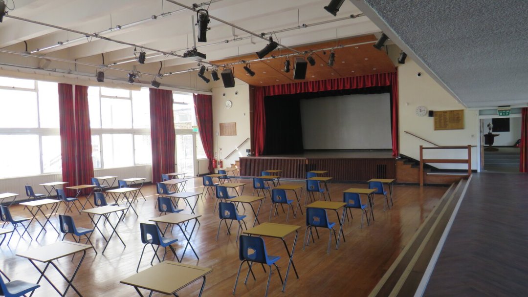 Main Hall at Weald of Kent Grammar School (Tonbridge) in Kent