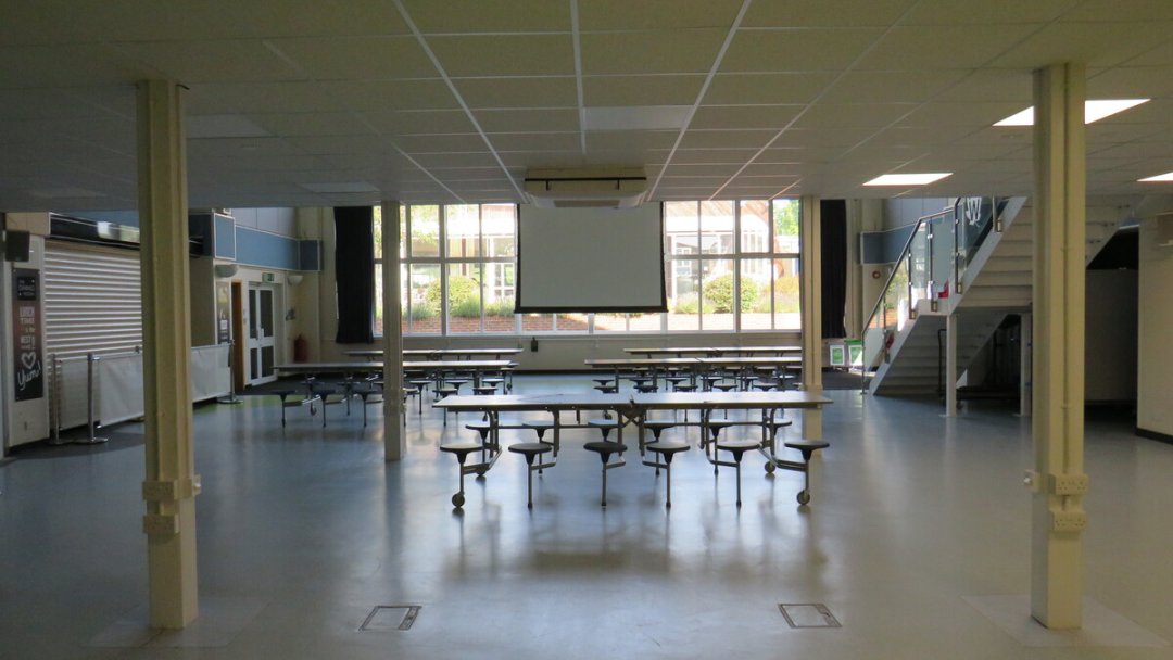 Dining Hall at Weald of Kent Grammar School (Tonbridge) in Kent