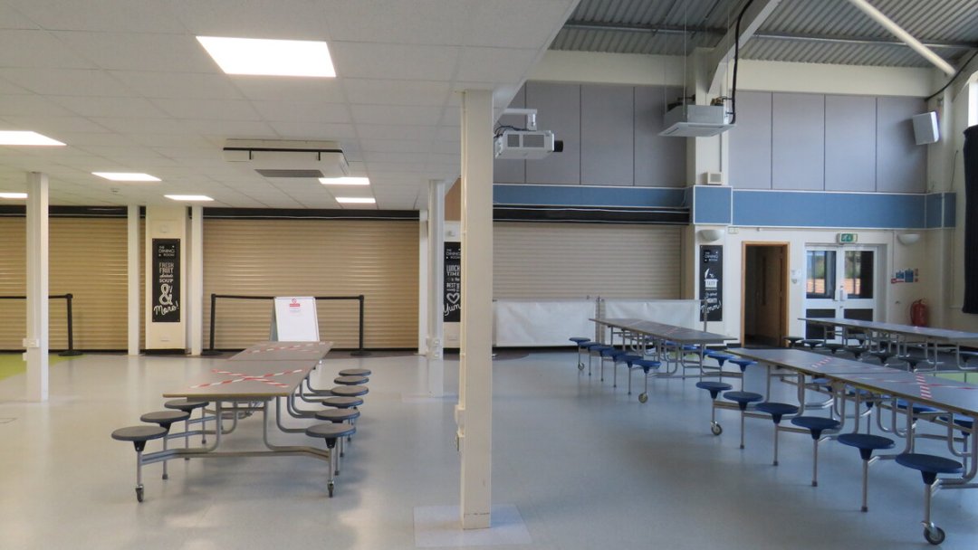 Dining Hall at Weald of Kent Grammar School (Tonbridge) in Kent