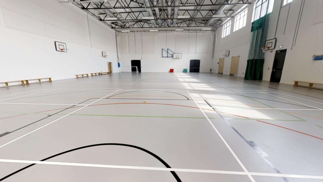 Sports Hall at Harris Academy Tottenham in London