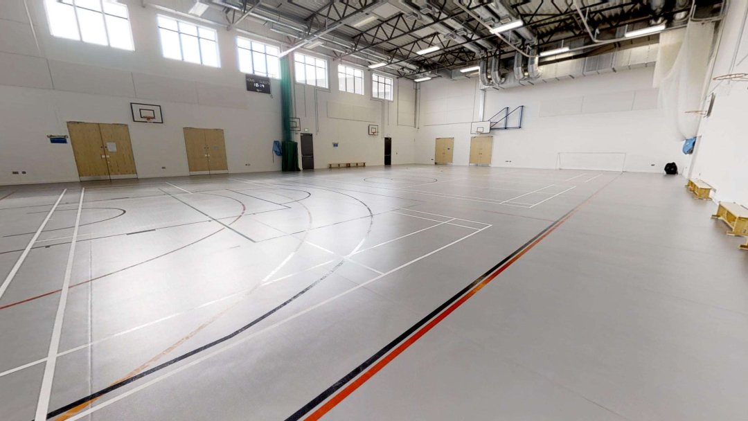 Sports Hall at Harris Academy Tottenham in London