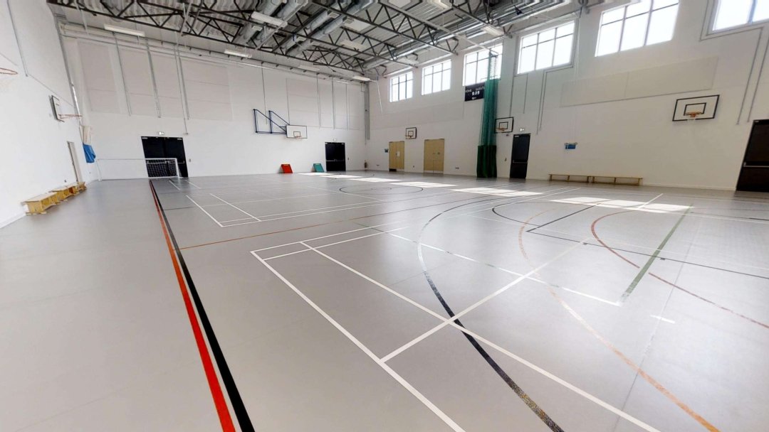 Sports Hall at Harris Academy Tottenham in London