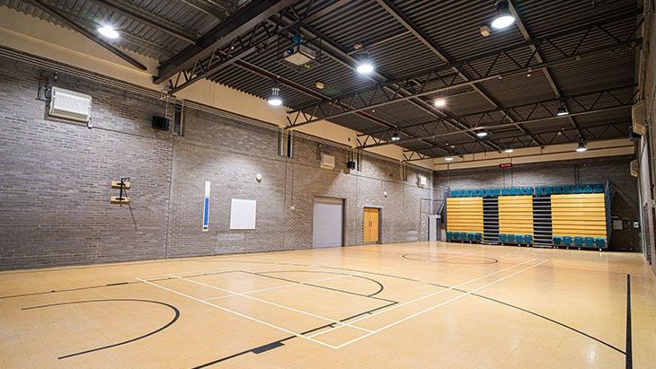 Gymnasium at Harris Academy Crystal Palace in London