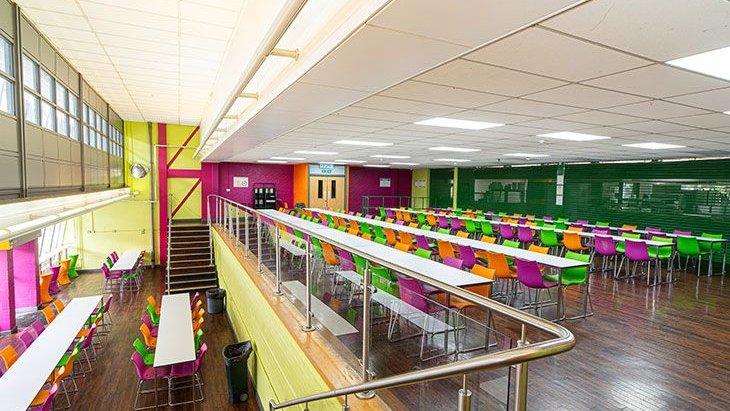 Dining Hall at Harris Academy Crystal Palace in London