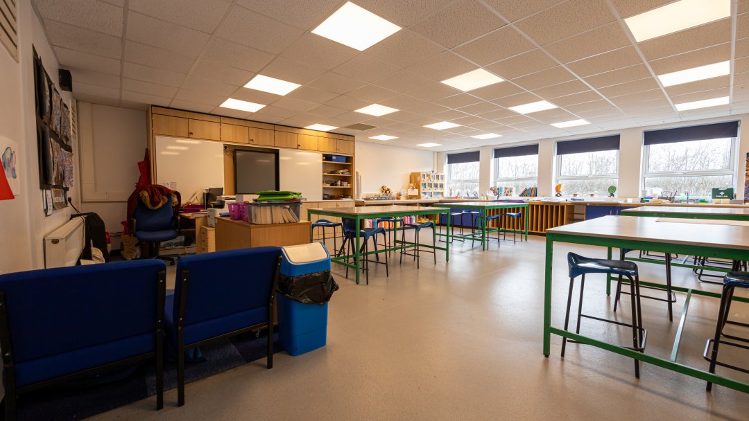 Arts & Crafts Room at Clare Mount Specialist Sports College in Wirral
