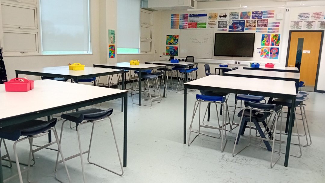 Art Classroom at Harris Academy Beckenham in London