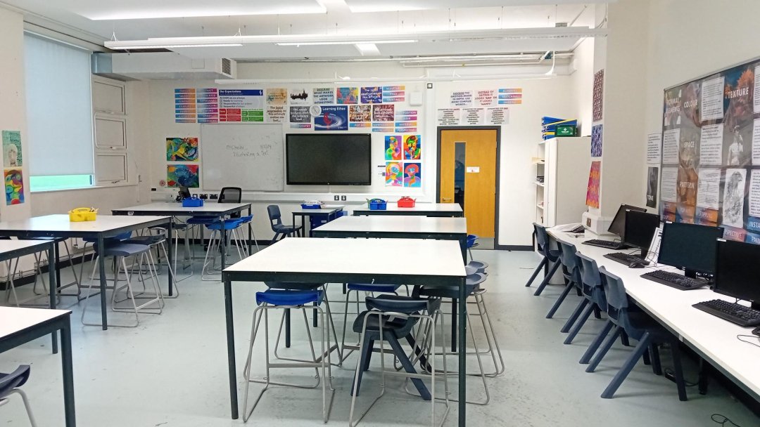 Art Classroom at Harris Academy Beckenham in London