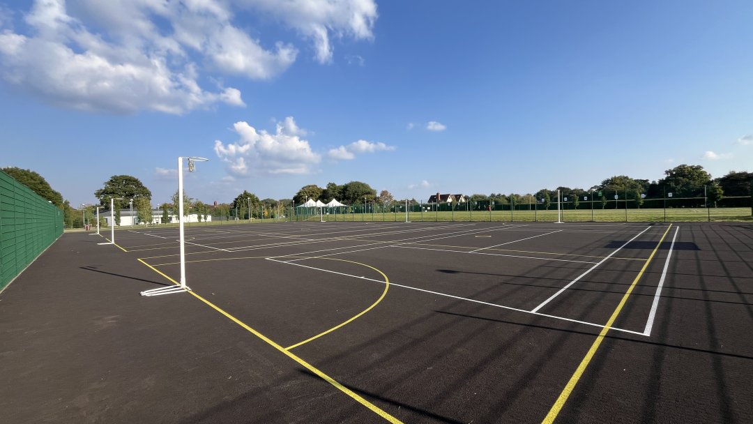 MUGA at Kings Langley Secondary School in Hertfordshire