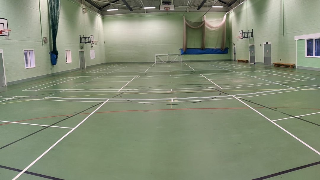 Sports Hall at Marple Hall School in Stockport