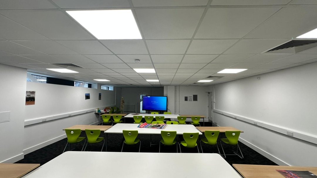 Sports Block Classroom at Borough Academy in London