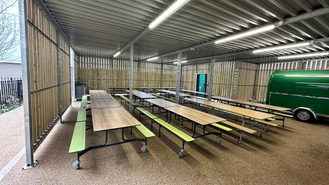 Outdoor Activity Space at Borough Academy in London
