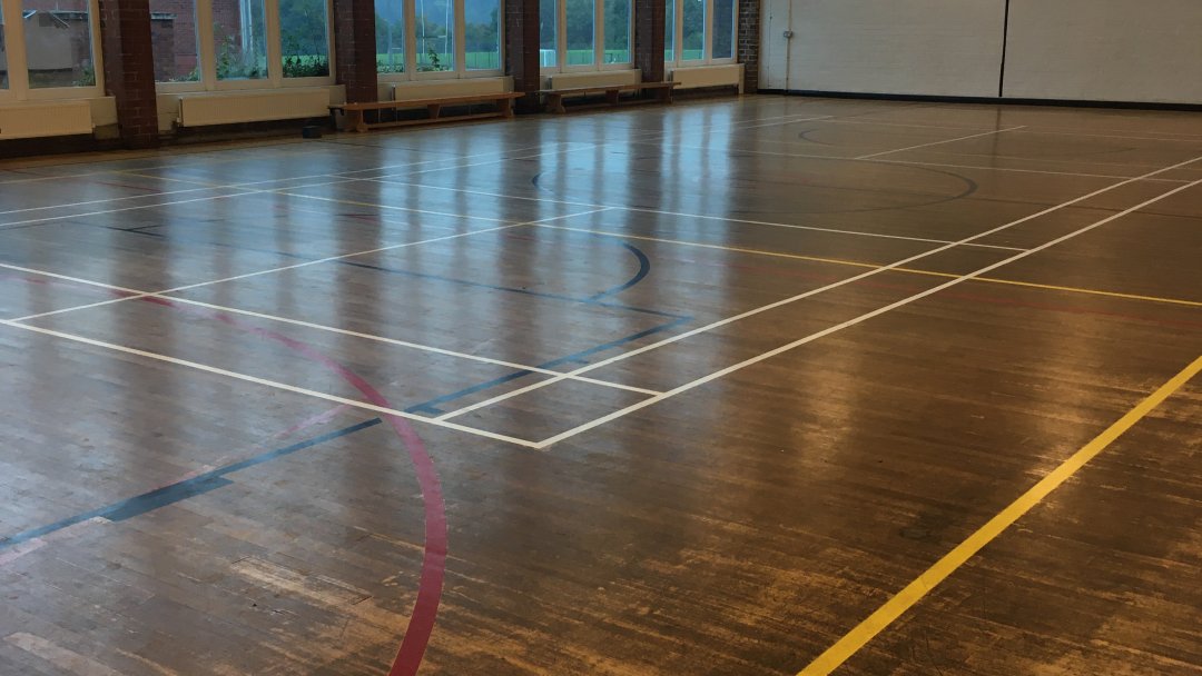 Isherwood Gymnasium at Marple Hall School in Stockport