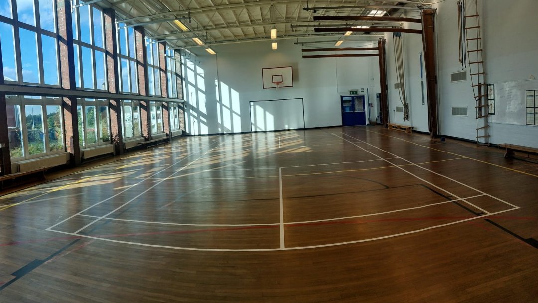Isherwood Gymnasium at Marple Hall School in Stockport