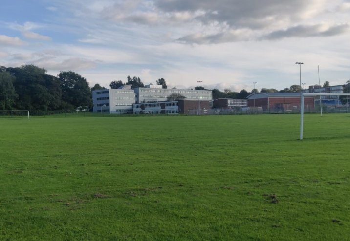 Grass Pitch at Marple Hall School in Stockport