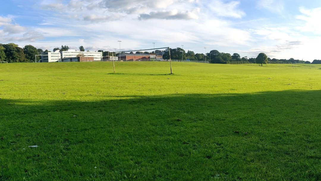 Grass Pitch at Marple Hall School in Stockport