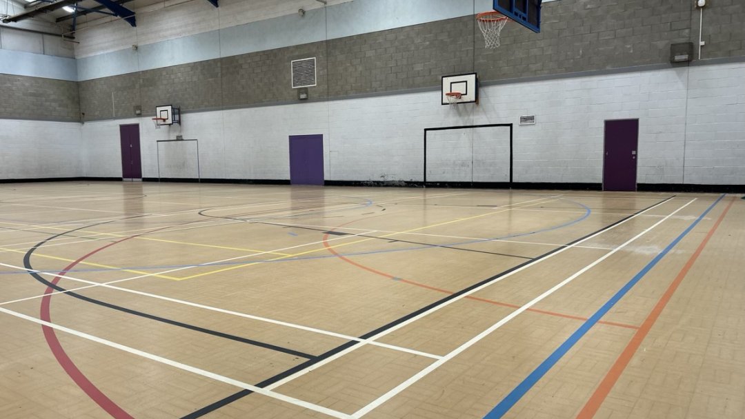 Sports Hall at Castle View Enterprise Academy in Sunderland