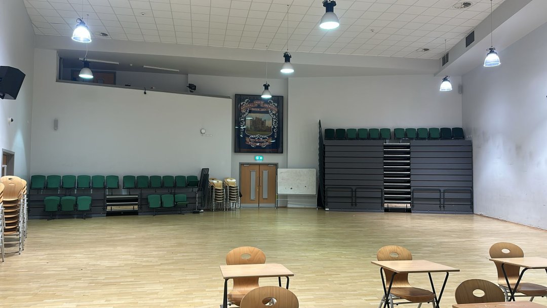 Main Hall at Castle View Enterprise Academy in Sunderland