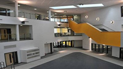 Atrium at Harborne Academy in Birmingham