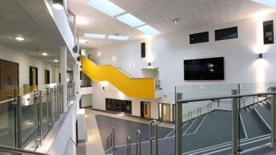 Atrium at Harborne Academy in Birmingham
