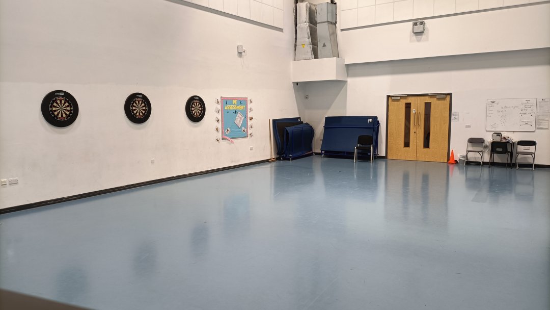 Gymnasium at Harborne Academy in Birmingham