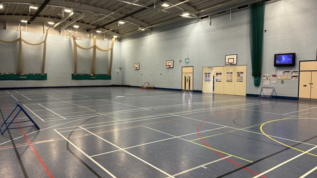 Sports Hall at Outwood Academy City Fields in West Yorkshire