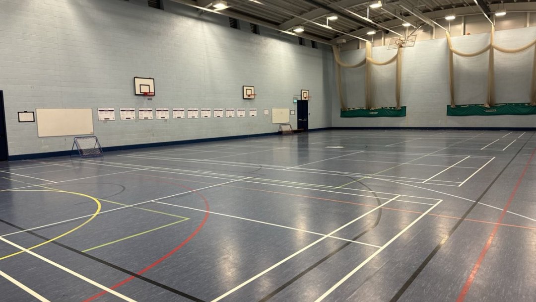 Sports Hall at Outwood Academy City Fields in West Yorkshire