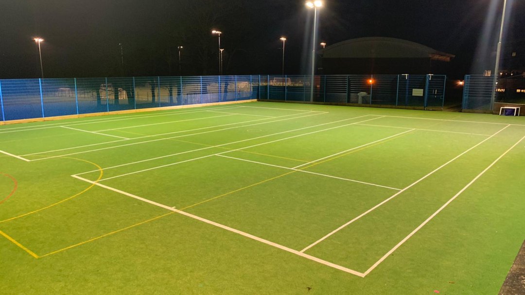 Multi-Use Games Area (MUGA) at Marple Hall School in Stockport