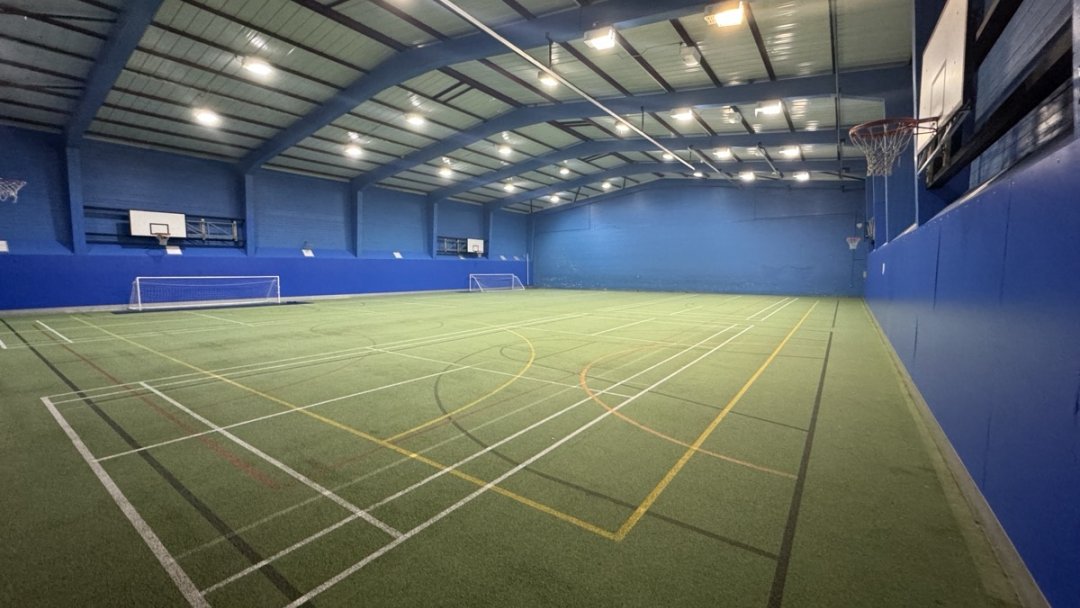 Sports Hall at Chantry Middle School in Morpeth